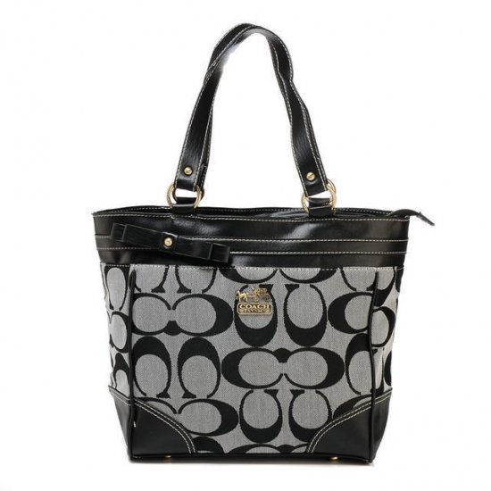 Coach Legacy In Signature Medium Grey Totes APJ - Click Image to Close